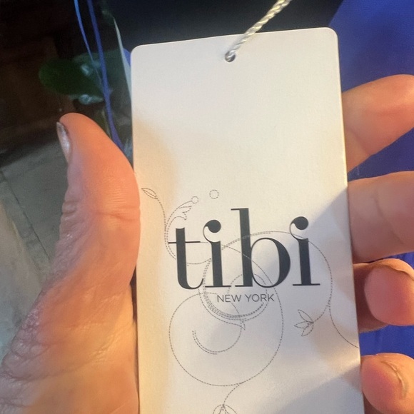 TIBI ladies NWT 100% silk one shoulder dress. Size 4. Zipper on side gor… - Picture 13 of 16